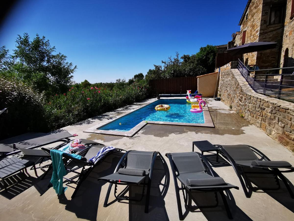 Magnifique Gite En Pierres 6 Personnes Avec Piscine Privee Ardeche Plein Sud Lablachère Exteriör bild
